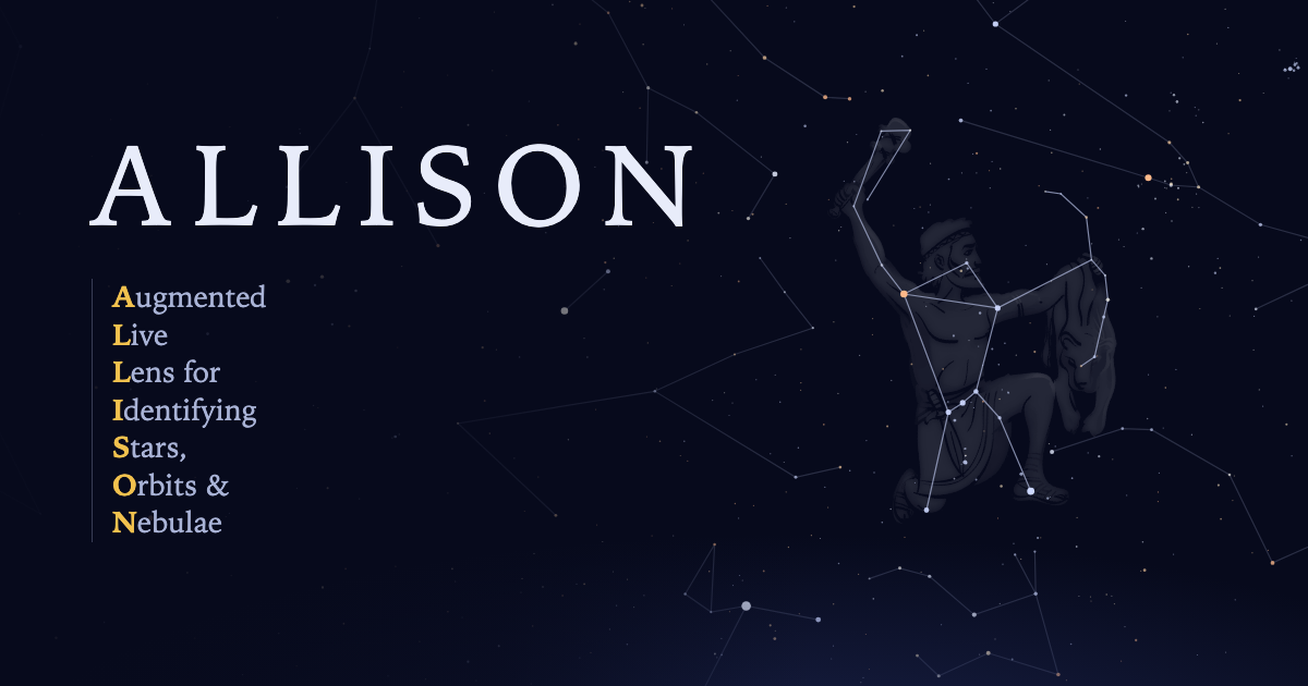 ALLISON wordmark card